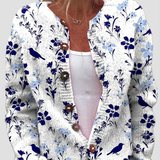 Imelda Floral and Bird Patterned Cardigan - Charlotte & Willow