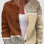 Kathleen Patchwork Style Cardigan - Charlotte & Willow