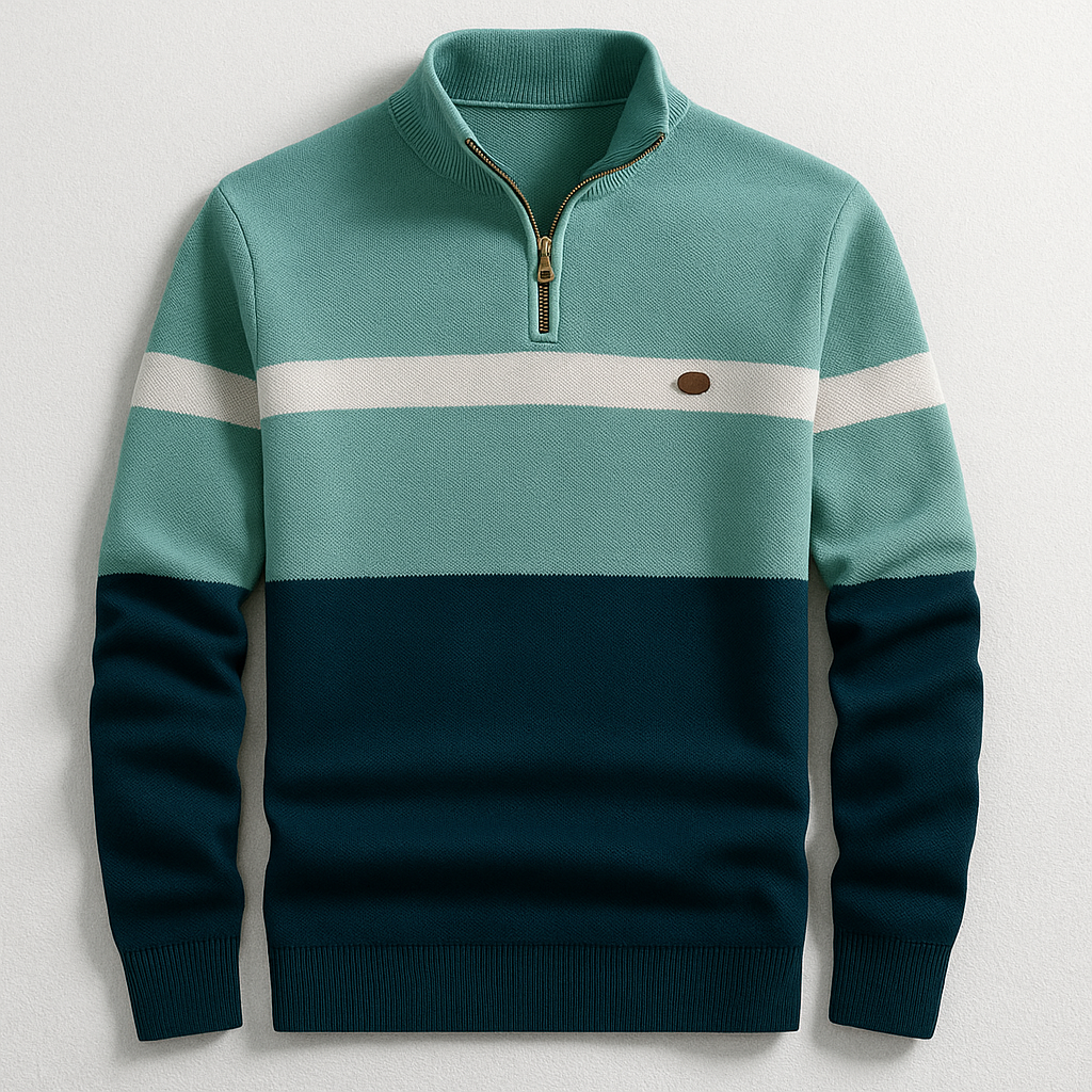 Patrick | Heritage Quarter-Zip Pullover Sweater
