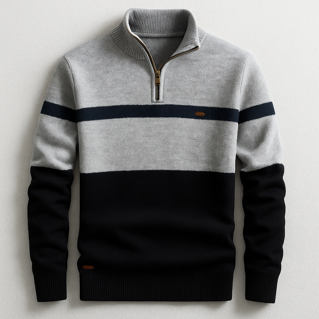 Patrick | Heritage Quarter-Zip Pullover Sweater