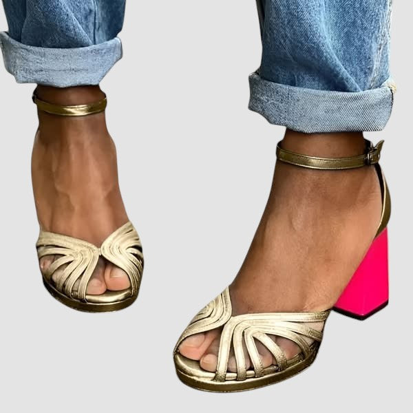 Gráinne - Strappy Ankle Sandals - Charlotte & Willow