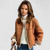 Céline - Elegant Leather Jacket