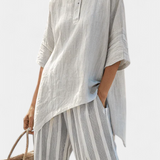 Maëlle - Asymmetrical Blouse Ensemble
