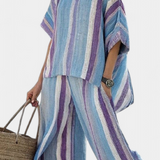 Apolline - Striped Linen Ensemble