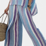 Apolline - Striped Linen Ensemble