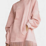 Scarlett™ | Long-Sleeve Dress With Fringe