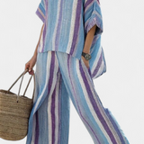 Apolline - Striped Linen Ensemble