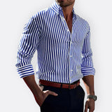 Delphine - Timeless Striped Button-Up