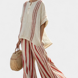 Anaïs - Stylish Striped Ensemble