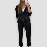 Chase | Women’s Knit Set with Cardigan and Pants