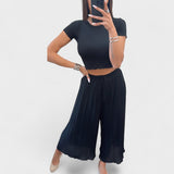 Clara - Chic Pleated Trousers