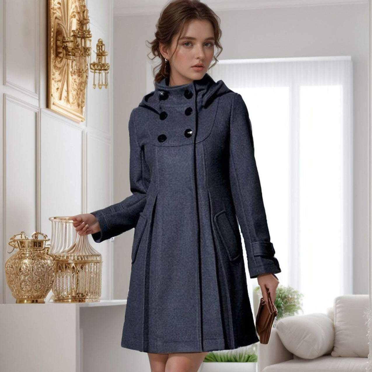 Valentine - Stylish Elegance Coat - Charlotte & Willow, product photo 6