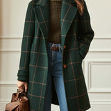 Anaïs - Plaid Pattern Coat