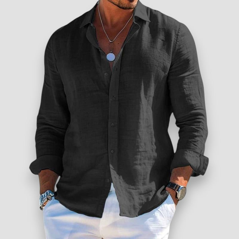 Brian - Stylish Elegance Shirt - Charlotte & Willow, detail