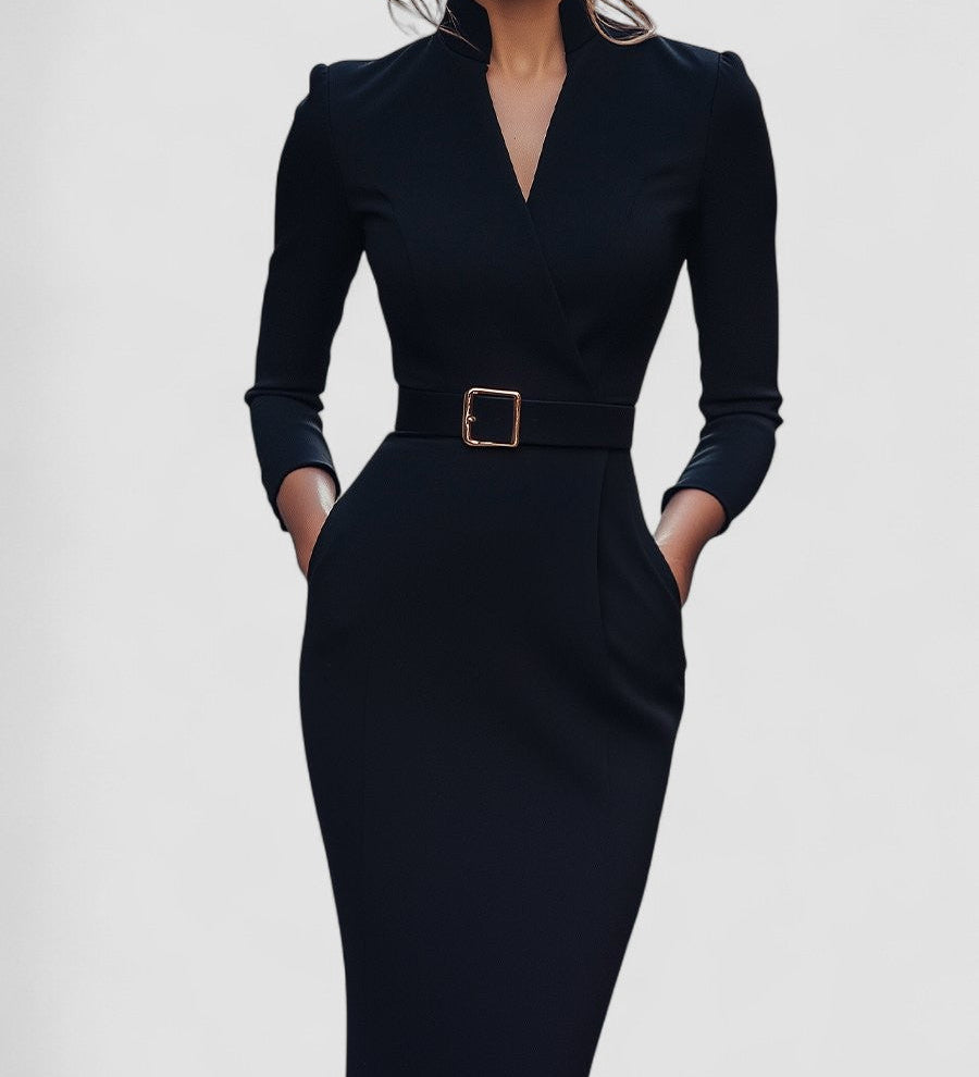Aoibhinn - Sophisticated Tailored Dress - Charlotte & Willow