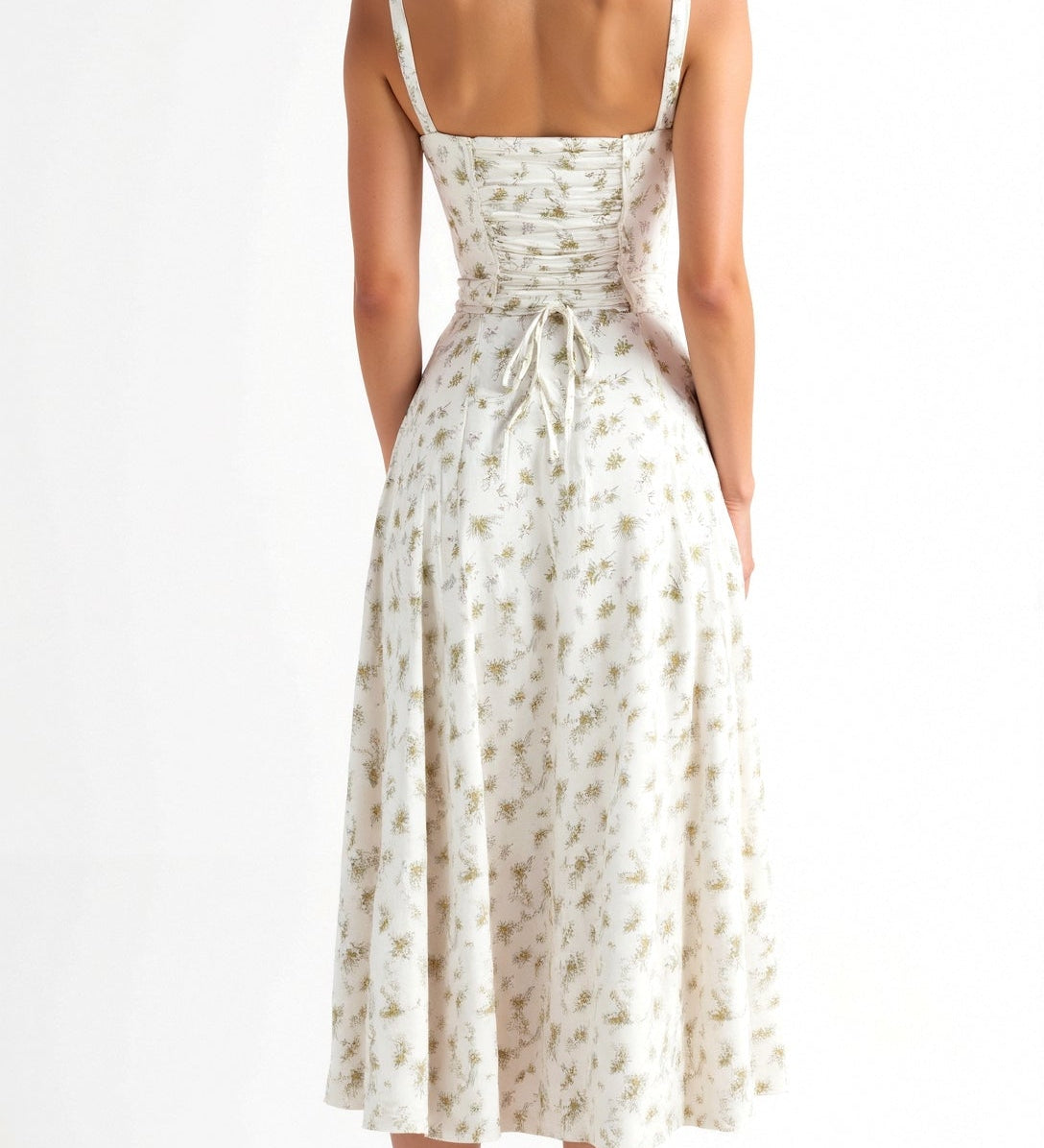 Noreen - Chic Midi Dress - Charlotte & Willow, front
