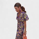 Justine - Chic Tropical Elegance Dress