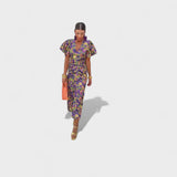 Justine - Chic Tropical Elegance Dress