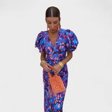 Justine - Chic Tropical Elegance Dress
