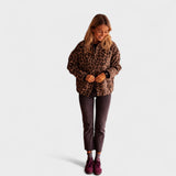 Anaïs - Contemporary Leopard Print Coat