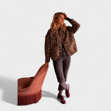 Anaïs - Contemporary Leopard Print Coat