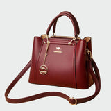 Anaïs - Elegant Black Leather Handbag