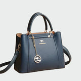 Anaïs - Elegant Black Leather Handbag