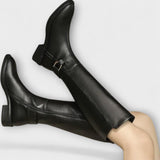 Sara - Tall Leather Knee Boots
