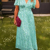 Céline - Elegant Floral Maxi Dress