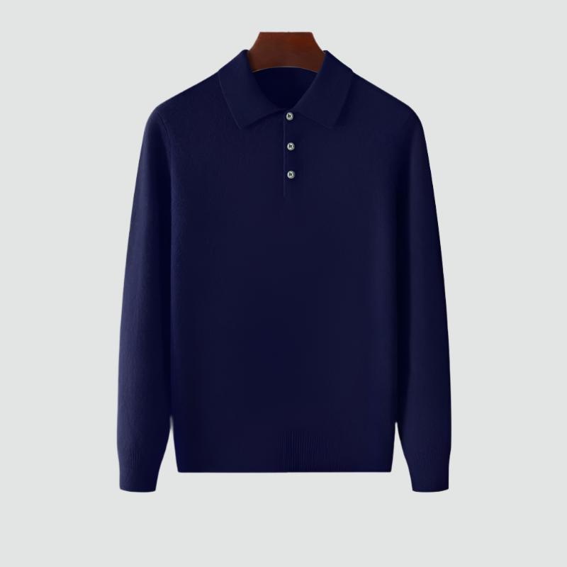 Ronan Cozy Polo Sweater - Charlotte & Willow, styled look