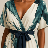 Céline - Flowing Watercolor Maxi Dress