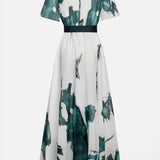 Céline - Flowing Watercolor Maxi Dress