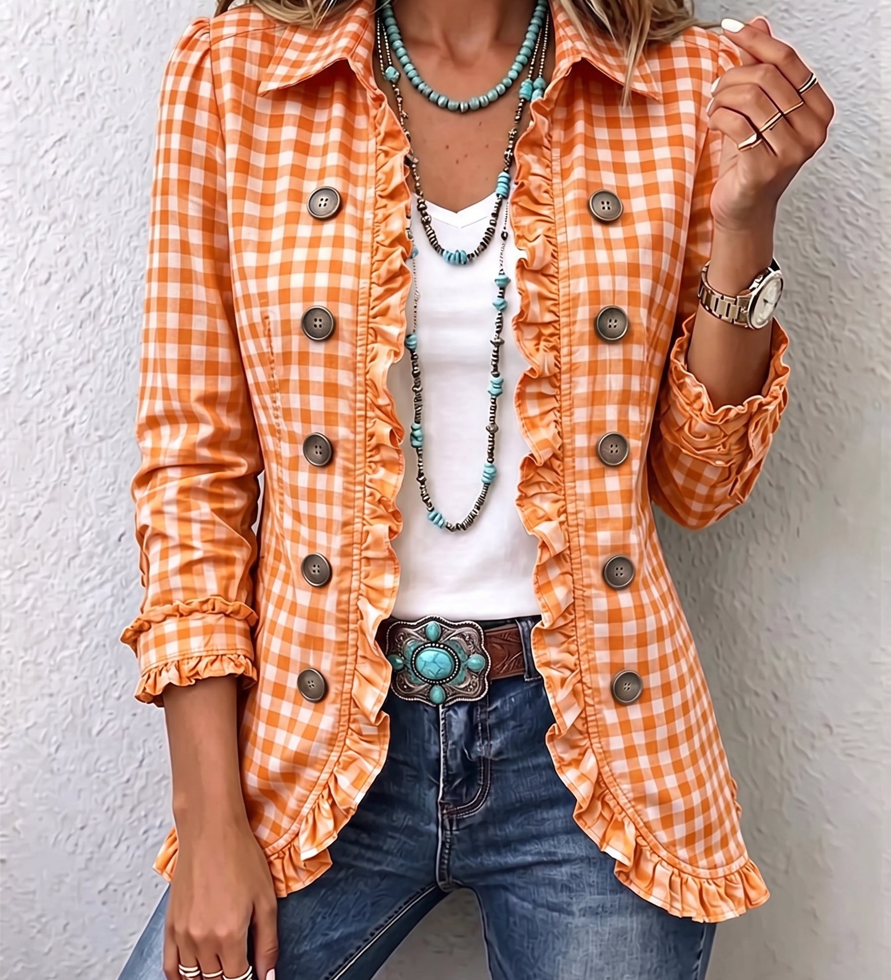 Ciara - Vichy Check Blazer
