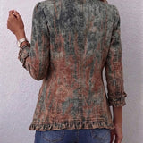 Cliona - Vintage-Inspired Gradient Blazer