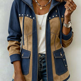 Aileen - Patchwork Hooded Jacket