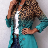 Kathleen - Leopard Gradient Blazer