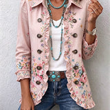 Roisin - Floral Rose Blazer