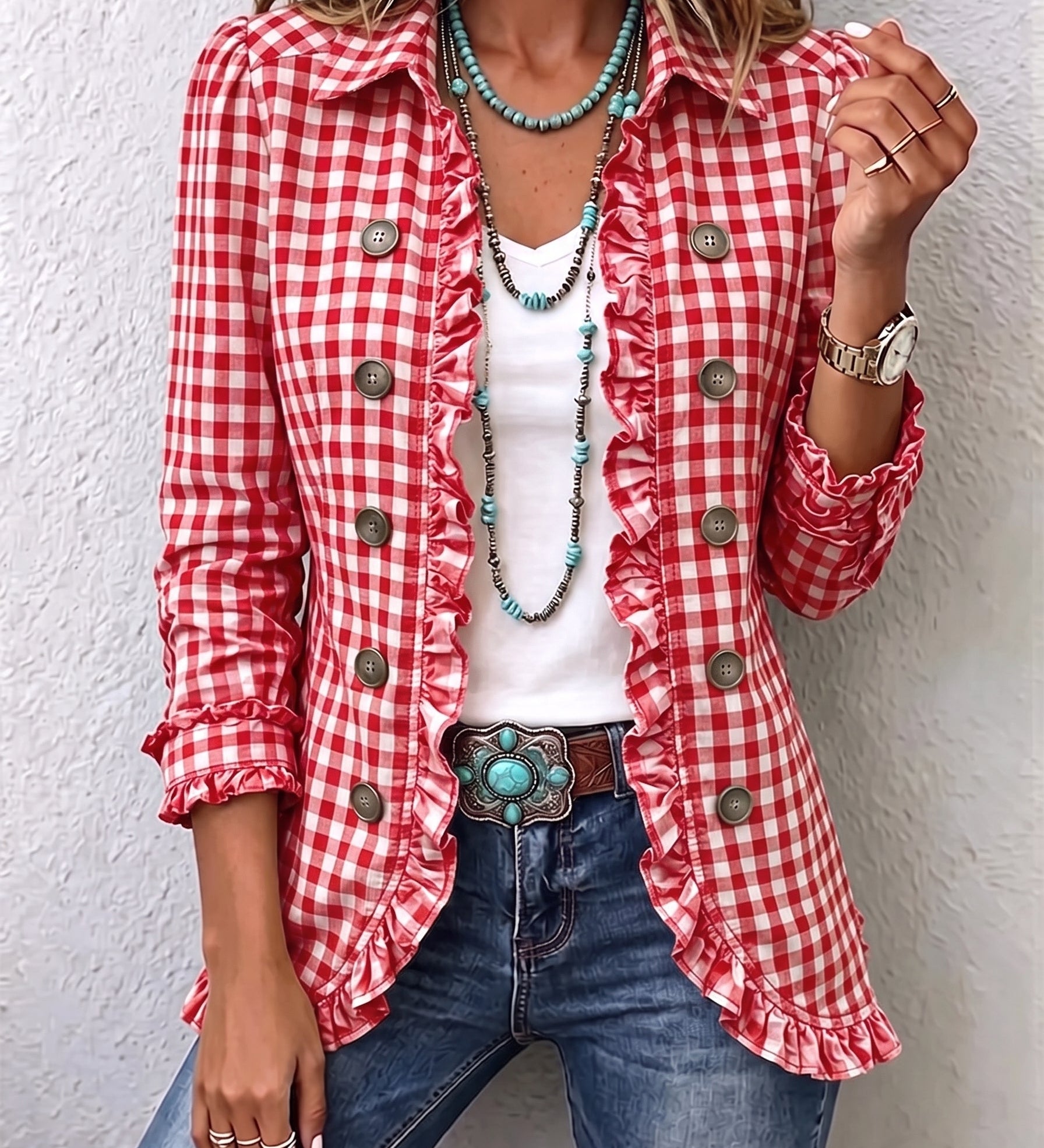 Ciara - Vichy Check Blazer