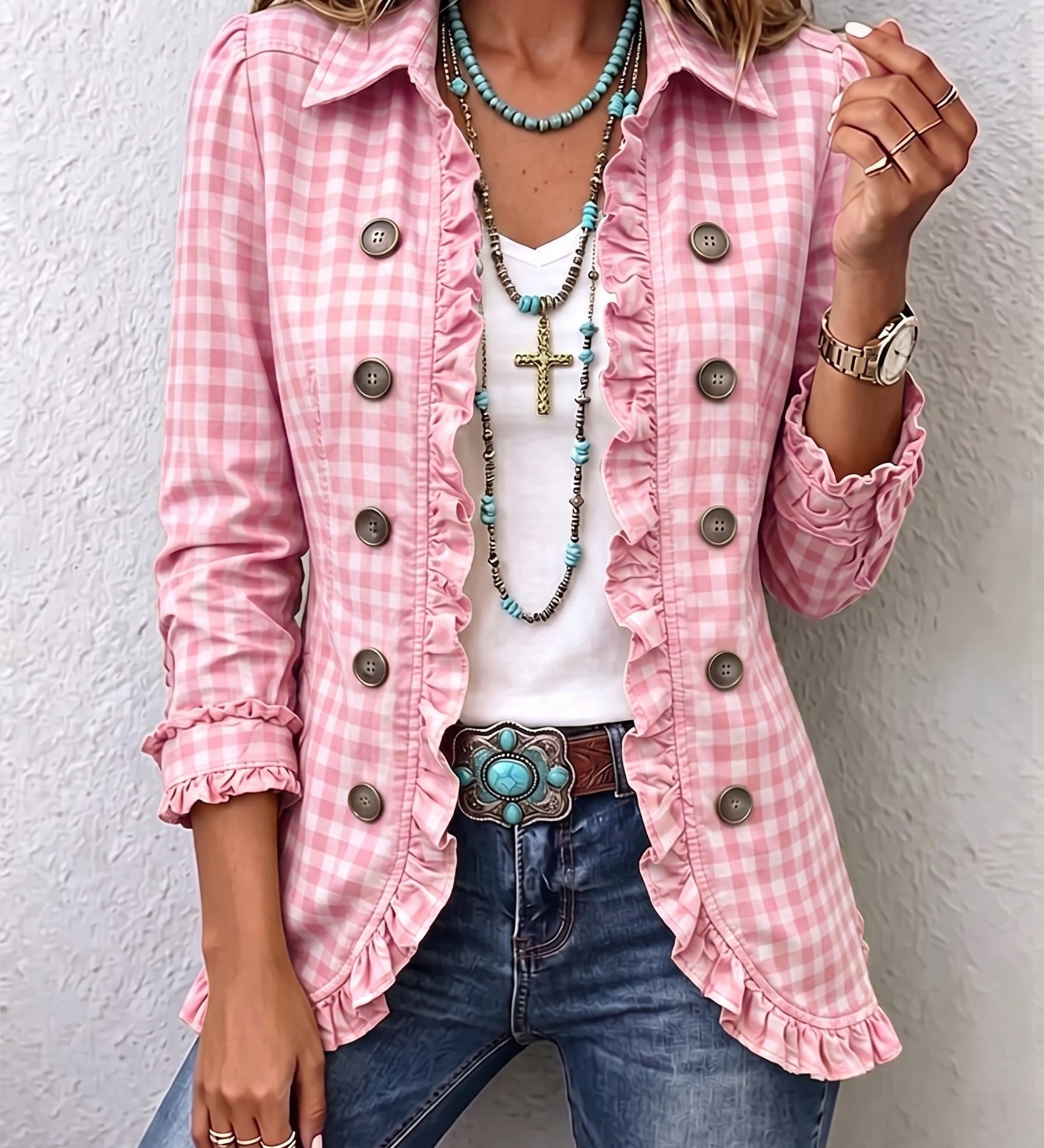 Ciara - Vichy Check Blazer