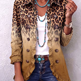 Kathleen - Leopard Gradient Blazer