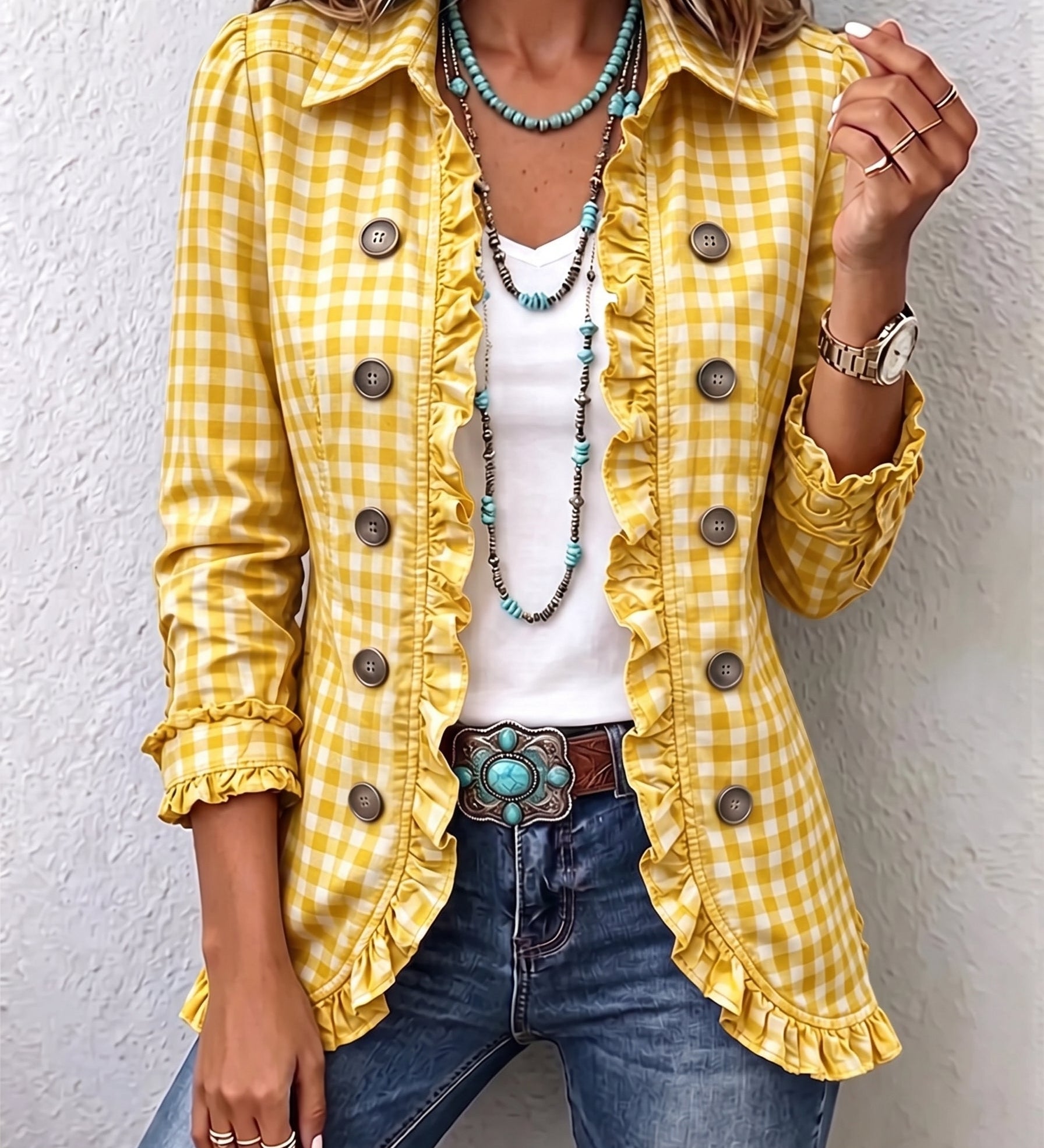 Ciara - Vichy Check Blazer