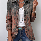 Cliona - Vintage-Inspired Gradient Blazer