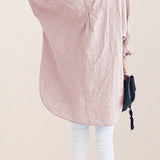 Oversized 100% Cotton Linen Shirt