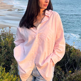 Oversized 100% Cotton Linen Shirt