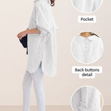 Oversized 100% Cotton Linen Shirt