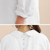 Oversized 100% Cotton Linen Shirt