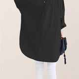 Oversized 100% Cotton Linen Shirt