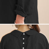 Oversized 100% Cotton Linen Shirt