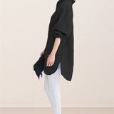 Oversized 100% Cotton Linen Shirt