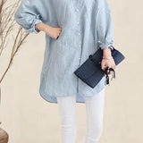 Oversized 100% Cotton Linen Shirt